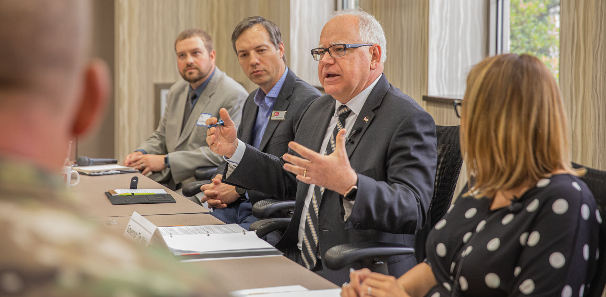 Governor Walz Little Falls