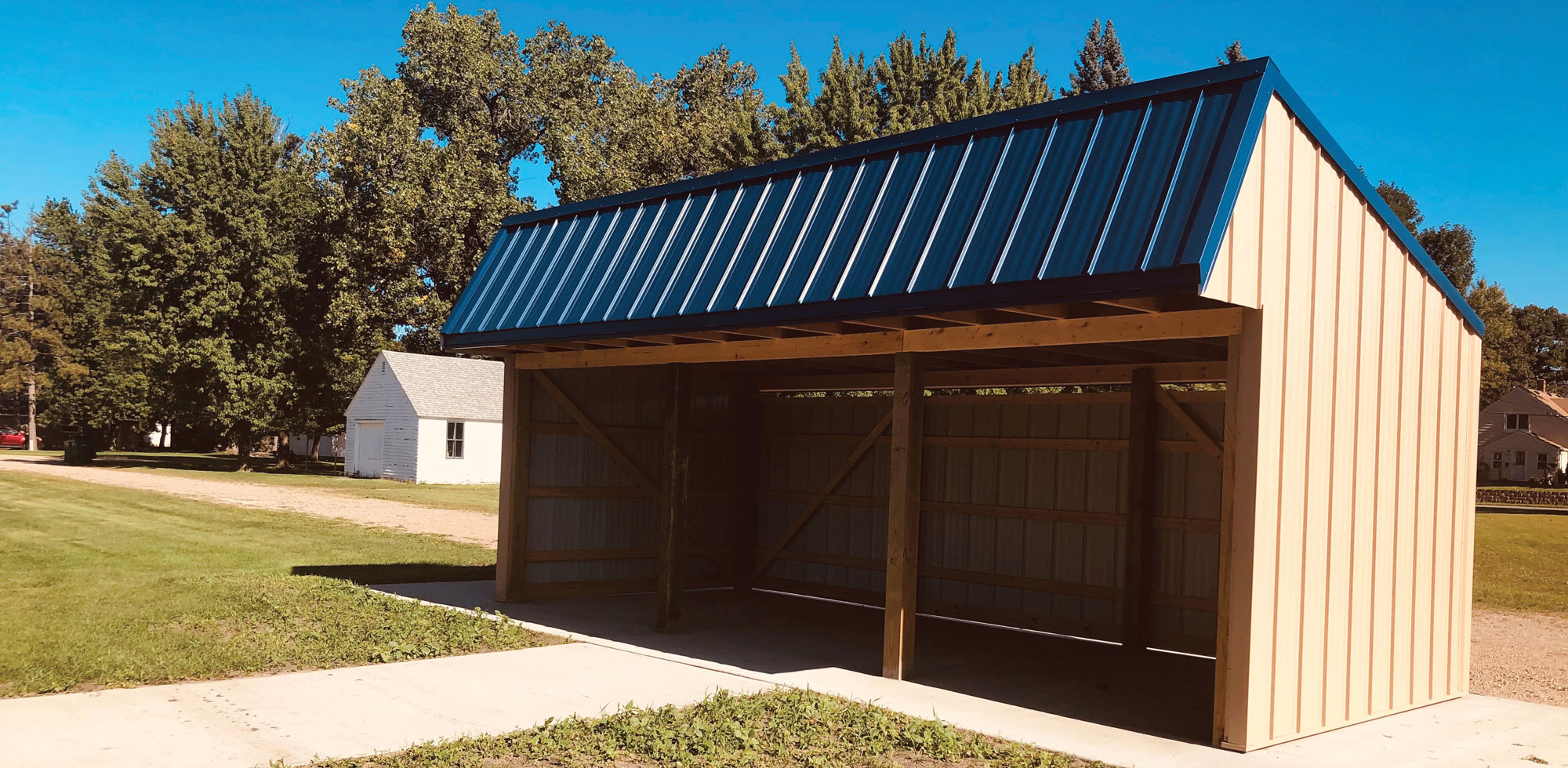 Melrose bike shelter