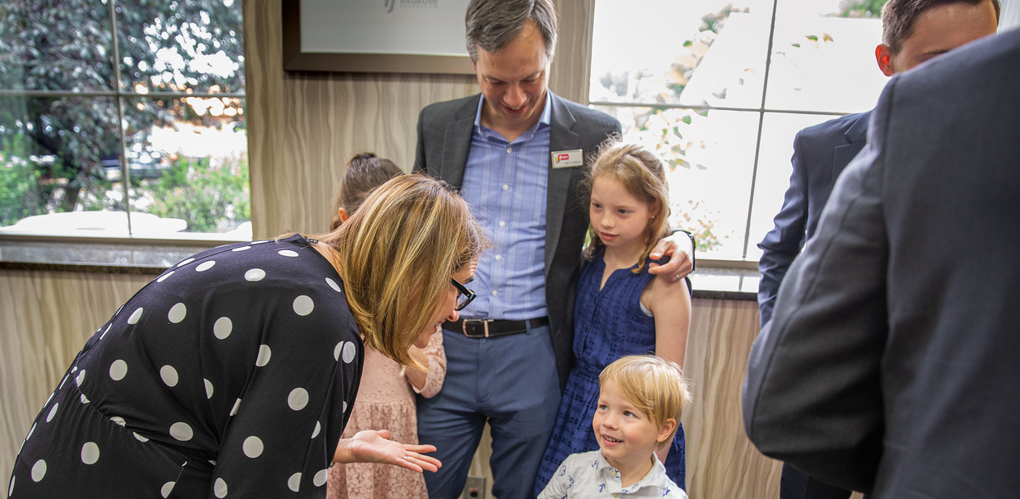 Varilek Kids with Lt. Gov. Flanagan