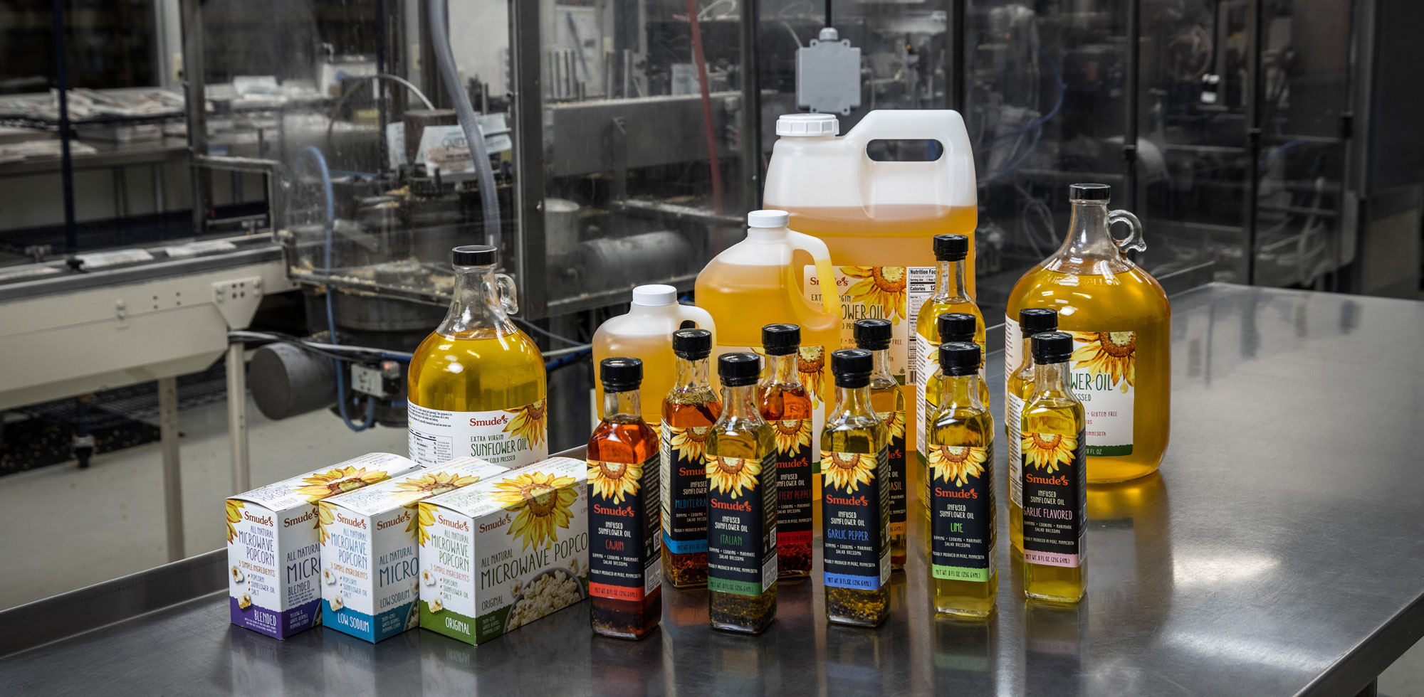 Smudes Sunflower Oil products
