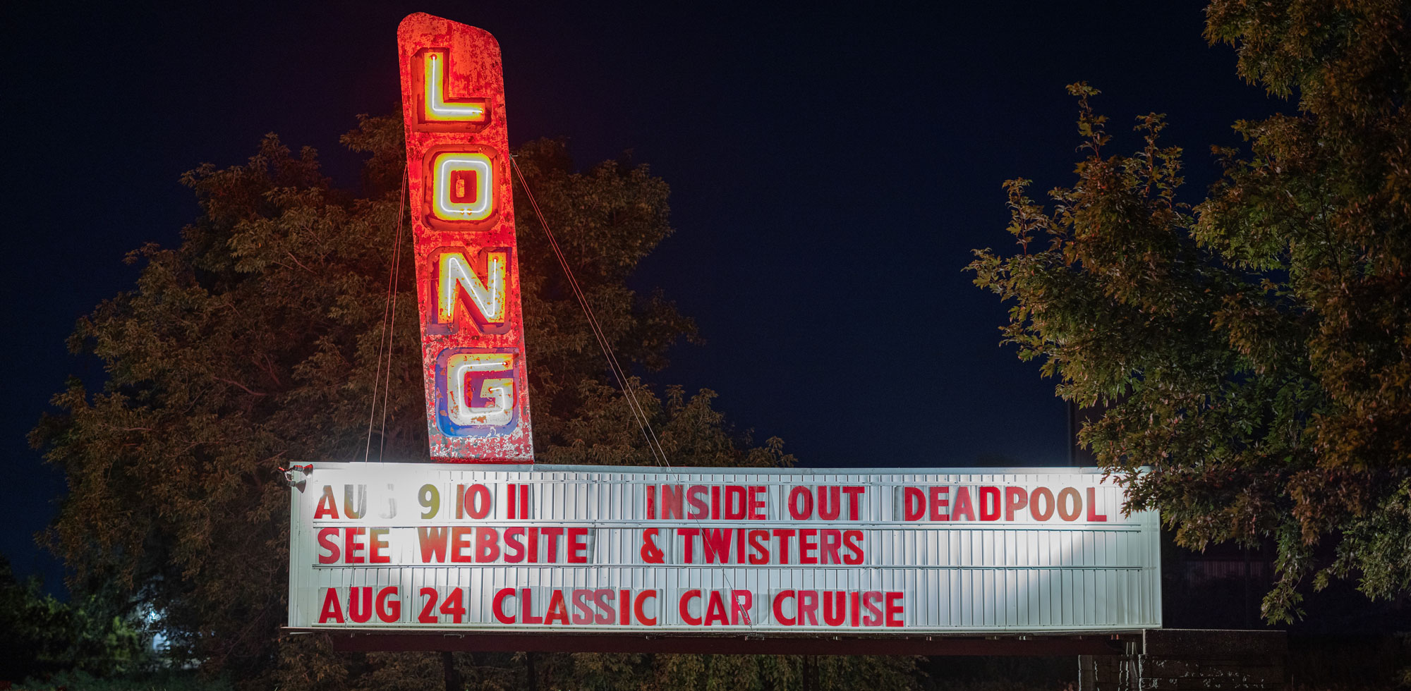 Drive-in sign