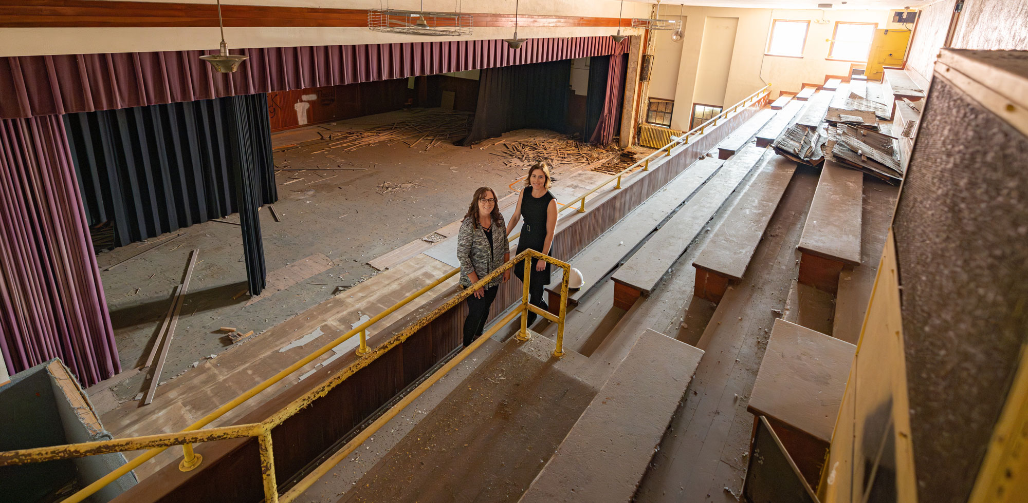 Sandstone School auditorium 